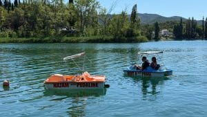 Pedalina Baćinska jezera / Pedal boat Bacina Lakes