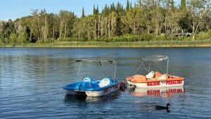 Pedalina Baćinska jezera / Pedal boat Bacina Lakes